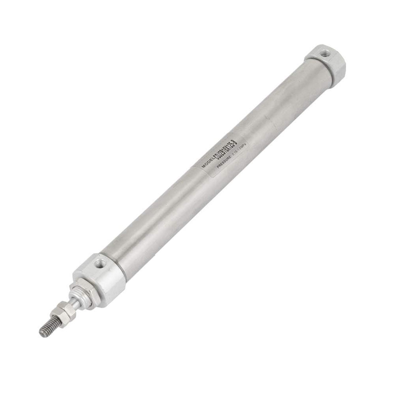 Pneumatic Air Cylinder CDJ2D16-125B 16mm Diameter 125mm Stroke Double-Acting Stainless Steel Air 2 Hydraulic Cylinder M5x0.8 - LeoForward Australia