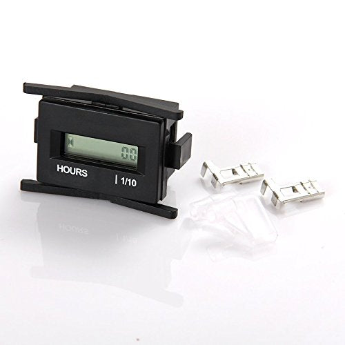  [AUSTRALIA] - Runleader Digital LCD Hour Meter, AC 86V to 230V, Waterproof Design, Use For ZTR Lawn Mower Tractor Generator Golf cart Club car Scrubber Marine ATV Motor Compressor and other Powered Equipment AC86-230V