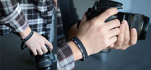  [AUSTRALIA] - DSLRKIT Photographer's Wristband Set Stop Lens Zoom Creep (Aperture+Focus+Focal Length)