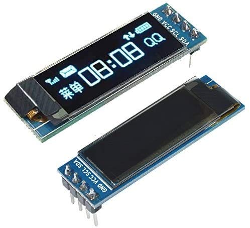  [AUSTRALIA] - sb components 0.91" OLED Display 128x32 IIC I2C Blue OLED LCD Display SSD1306 Driver DC 3.3V 5V DIY 0.91inch Blue Screen Module