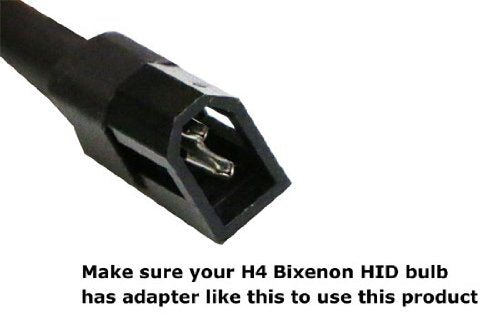  [AUSTRALIA] - iJDMTOY (2) Easy Relay Harness Compatible With H4 9003 Hi/Lo Bi-Xenon Headlight Lighting Kit Xenon Bulbs Wiring Controllers H4/9003