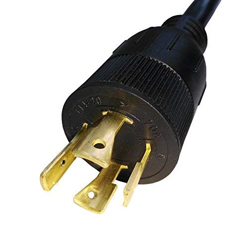  [AUSTRALIA] - Parkworld 885071 Power Adapter cord 4-Prong Generator 20A Locking L14-20P Male Plug to 30 AMP 6-30R Female Receptacle