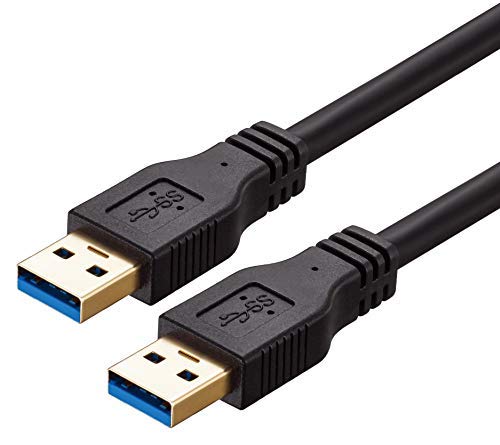  [AUSTRALIA] - USB to USB Cable Male to Male 20 ft,Ruaeoda Long USB 3.0 Cable A to A for Data Transfer Hard Drive Enclosures, Printer, Modem, Cameras 20 Feet