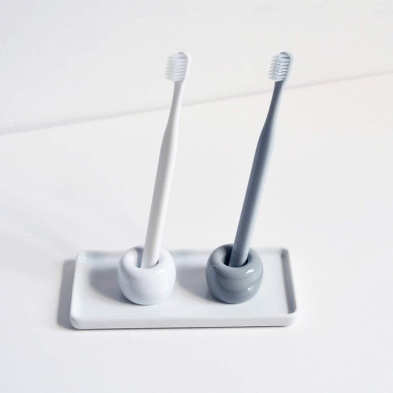  [AUSTRALIA] - Floatant Small Ceramic Candle Tray Rectangle White Sink Tray Perfume Tray Bathroom Tray Jewelry Organizer Ceramic Soap Dish Paper Holder for Decoration Tub Kitchen Counter Restroom(Small) 1 of small tray