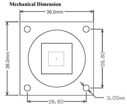  [AUSTRALIA] - Lens Board OV5647 Sensor for Raspberry Pi Camera, Arducam Adjustable and Interchangeable Lens M12 Module, Focus and Angle Enhancement for Raspberry Pi 4/3/3 B+