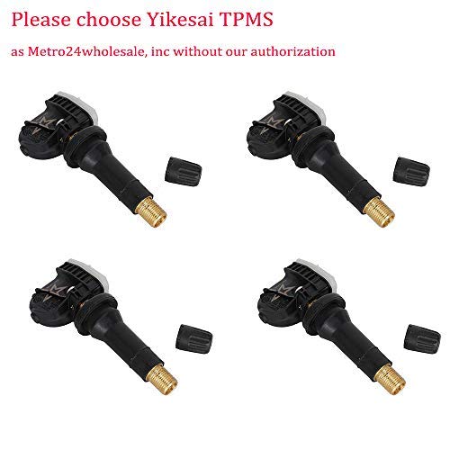 Yikesai 4 Pack 13598771 Tire Pressure Sensor Rubber 315MHZ TPMS Tire Pressure Monitoring System for GM Chevy (4 Pack 13598771) - LeoForward Australia