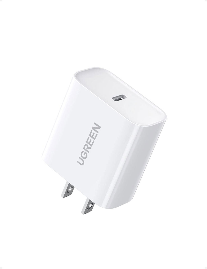  [AUSTRALIA] - UGREEN 20W USB C Charger PD Fast Charger Block USB-C Wall Charger Power Adapter Compatible with iPhone 14/14 Pro Max/iPhone 13/12 Pro Max/SE/11, Pixel, Galaxy S23/S22/S21/S20/Note 10, iPad Mini/Pro