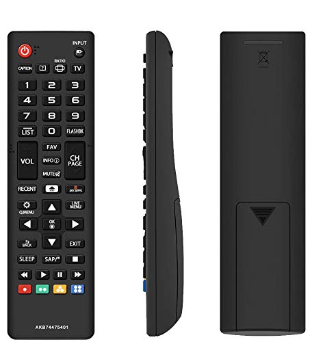 New AKB74475401 Remote Control Replacement for LG TV 43LF5900 43UF6400 43UF6430 43UF6800 43UF6900 43UF7590 43UF7600 49LF5900 49UF6400 49UF6430 49UF6490 49UF6800 49UF6900 49UF7590 - LeoForward Australia