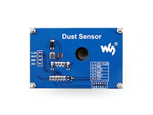  [AUSTRALIA] - Waveshare Dust Sensor Detector Module with Sharp GP2Y1010AU0F Onboard for Measuring PM2.5 Air Purifier Air Conditioner Monitor