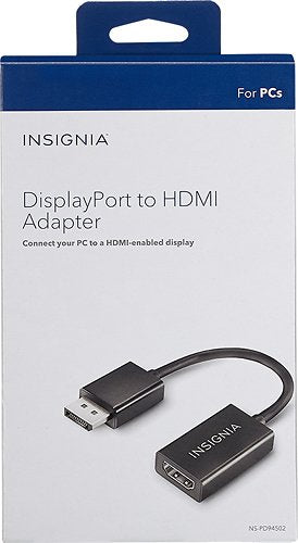  [AUSTRALIA] - Insignia™ - DisplayPort-to-HDMI Adapter