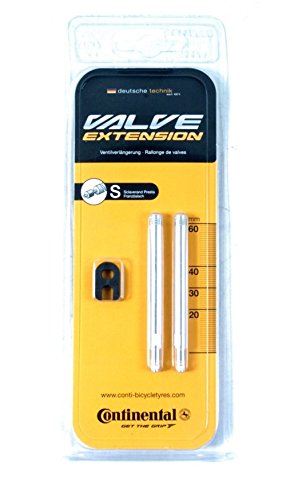  [AUSTRALIA] - Continental Conti Valve Extender (Pack of 2) 40mm Silver