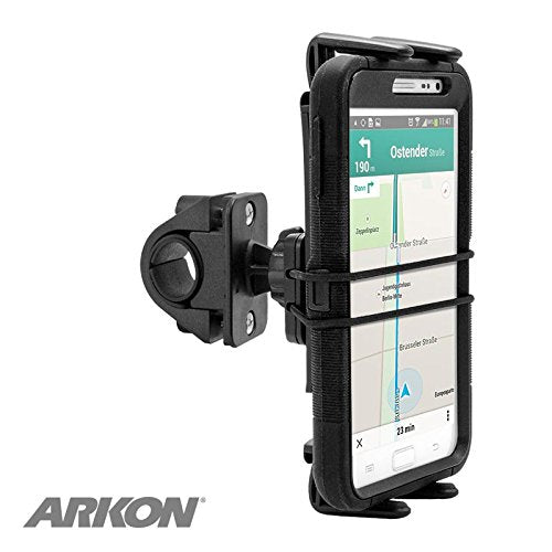  [AUSTRALIA] - Arkon Bike Handlebar Phone Mount for iPhone X 8 7 6S Plus 8 7 6S Galaxy Note 8 5 Galaxy S8 S7 Retail Black