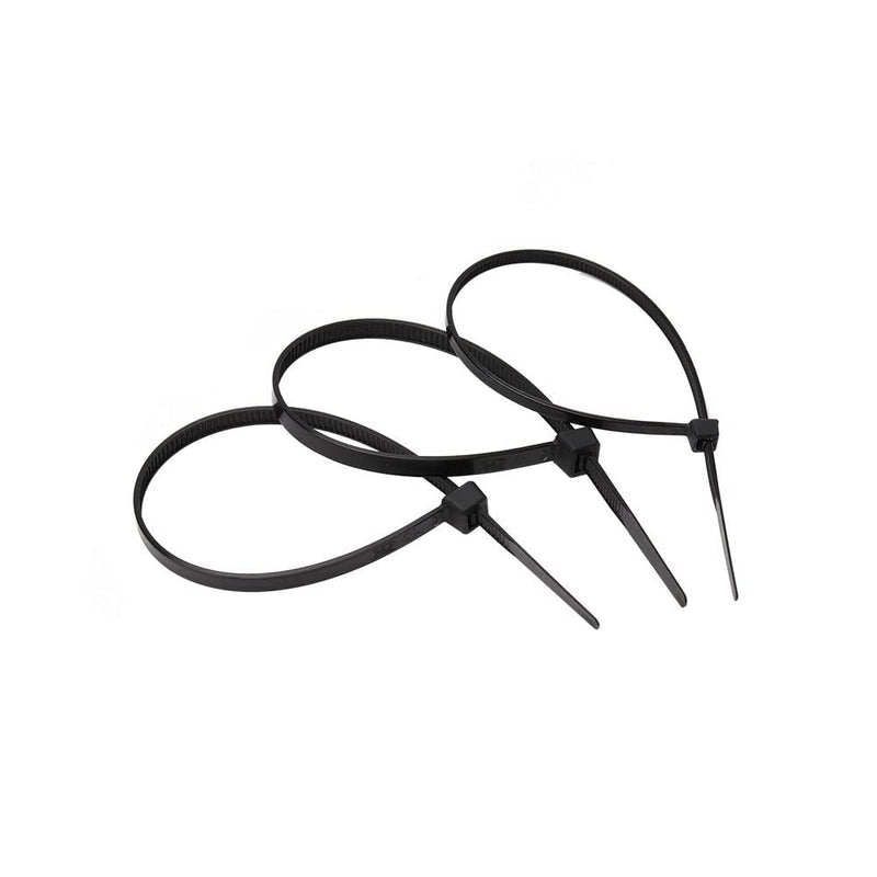  [AUSTRALIA] - Nylon Tie Wraps Wire Cable Zip Ties 2mm x 145mm Wire Cable Fastener Black 500 Pcs