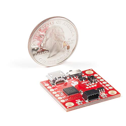  [AUSTRALIA] - SparkFun Qwiic Micro-SAMD21 Development Board 1 inx1 in microcontroller Qwiic Connect System Micro-B USB Interface for Program Use Compatible with Arduino Platform or Python UF2 bootloader 3.3V Logic