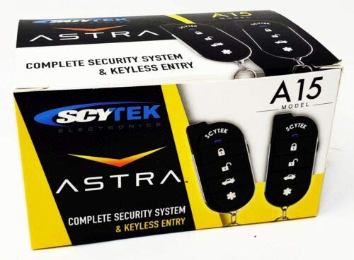  [AUSTRALIA] - Scytek A15 Keyless Entry Car Alarm Security System, 2 Key Fob Remote Controls