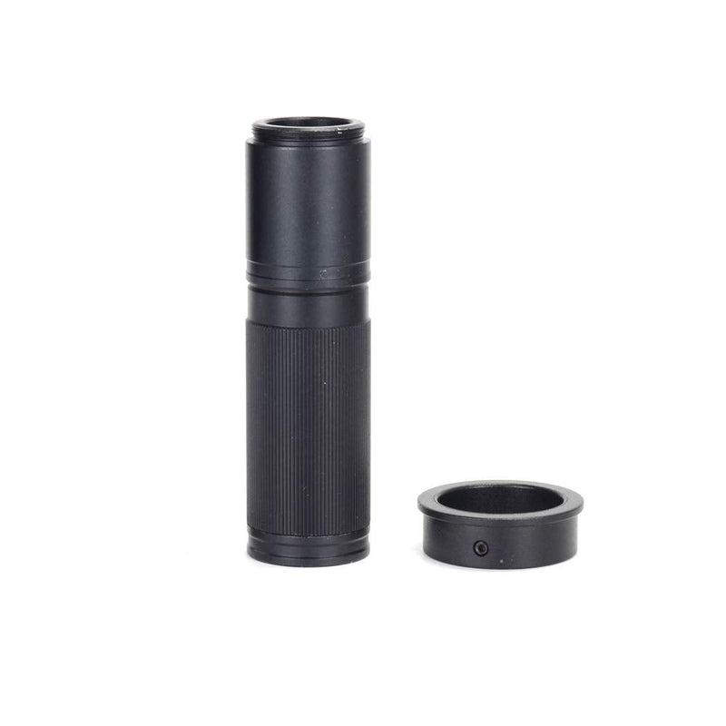  [AUSTRALIA] - HAYEAR 5X-150X Magnification Optical C-Mount Lens High Working Distance 28MM Dia Holder with 35MM Ring Adapter