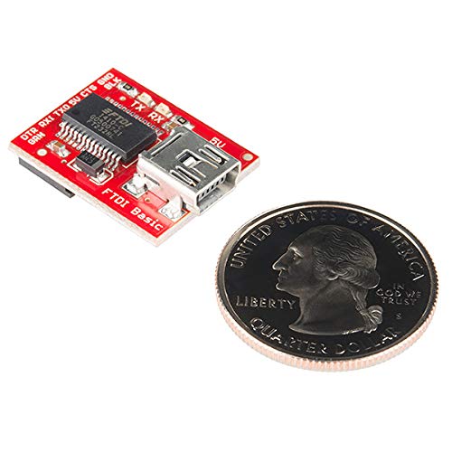  [AUSTRALIA] - SparkFun FTDI Starter Kit - 3.3V - What You Need to get Started with FTDI FT232RL USB to Serial IC Compatible with Arduino or General Serial Applications USB Mini-B