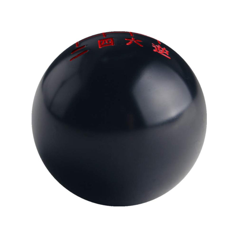  [AUSTRALIA] - DEWHEL Black/Red Inlay Manual Shift Knob Short Throw Shifter 6 Speed M10x1.5 M10x1.25 M8x1.25 M12x1.25