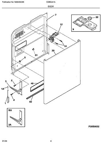 GENUINE Frigidaire 809006501 Dishwasher Door Seal - LeoForward Australia