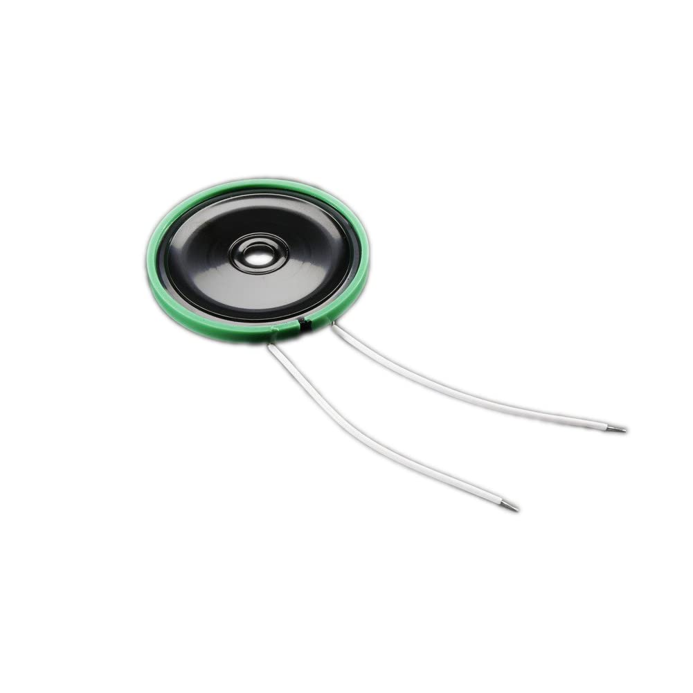  [AUSTRALIA] - Thin Plastic Speaker with Wires 8 ohm 0.5W 40mm(Pack of 2)
