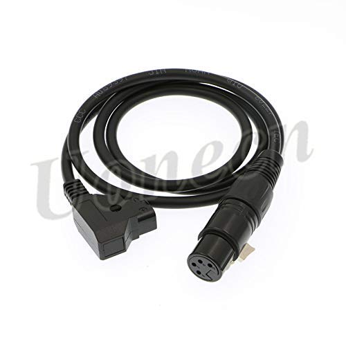  [AUSTRALIA] - Uonecn Practilite 602 DSLR Camcorder Power Cable XLR 4 pin Female to D-tap Male for Sony F55 SXS Camera