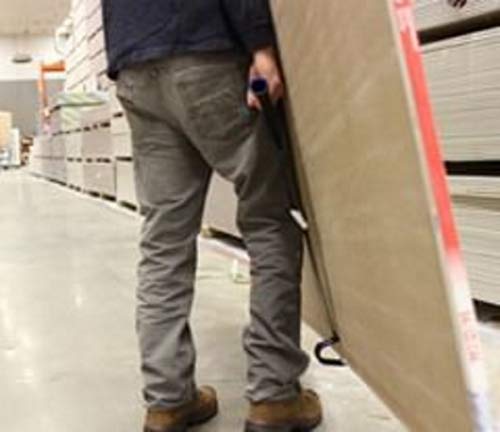  [AUSTRALIA] - PanelHook 19-28 inch Adjustable Panel Carrier (Black) Black