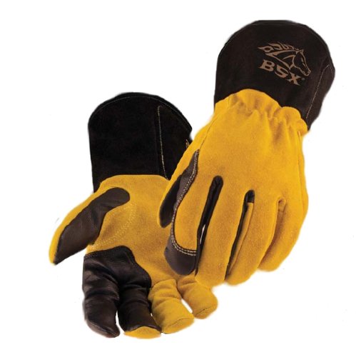  [AUSTRALIA] - Revco BT88-XL BSX Premium 3 Kidskin Finger Cowhide Back TIG Welding Gloves X-Large