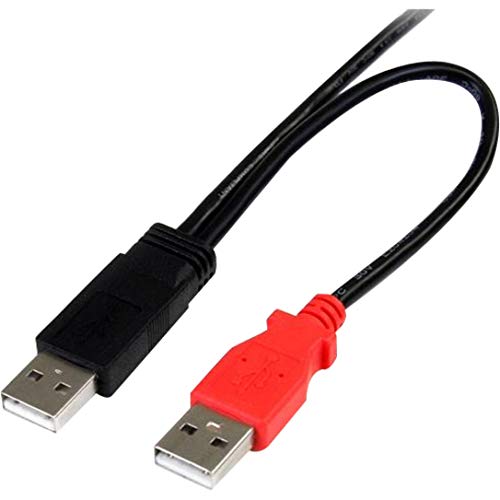 StarTech.com 3 ft. (0.9 m) USB to Micro USB Cable With Power Delivery - Dual USB 2.0 A to Micro-B - Power and Data - Y-Cable - Micro USB Cable (USB2HAUBY3) 3 ft / 1m - LeoForward Australia