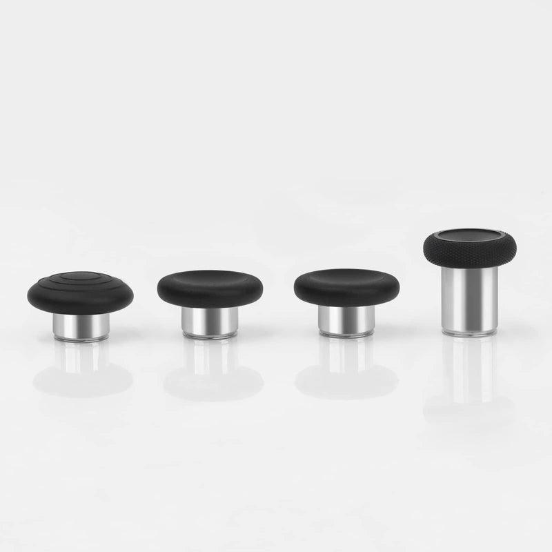  [AUSTRALIA] - TOMSIN Component Pack for Xbox Elite Wireless Controller Series 2 Core, Accessories Includes 4 Metal Magnetic Thumbsticks, 4 Pcs Interchangeable Paddles, 1 Directional D-Pad (Black) Black
