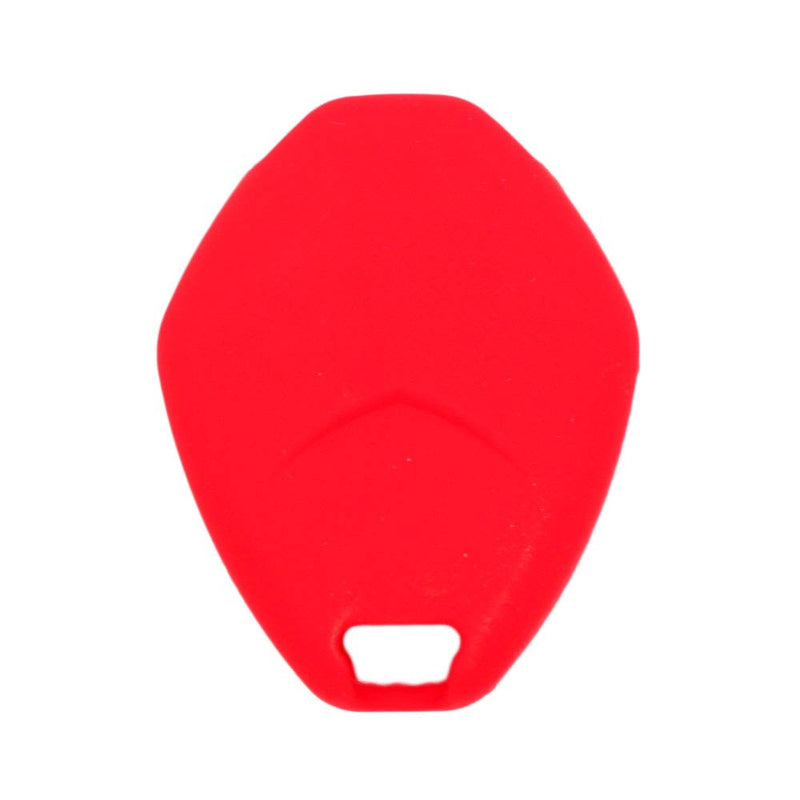  [AUSTRALIA] - SEGADEN Silicone Cover Protector Case Skin Jacket fit for MITSUBISHI 4 Button Remote Key Fob CV4522 Red