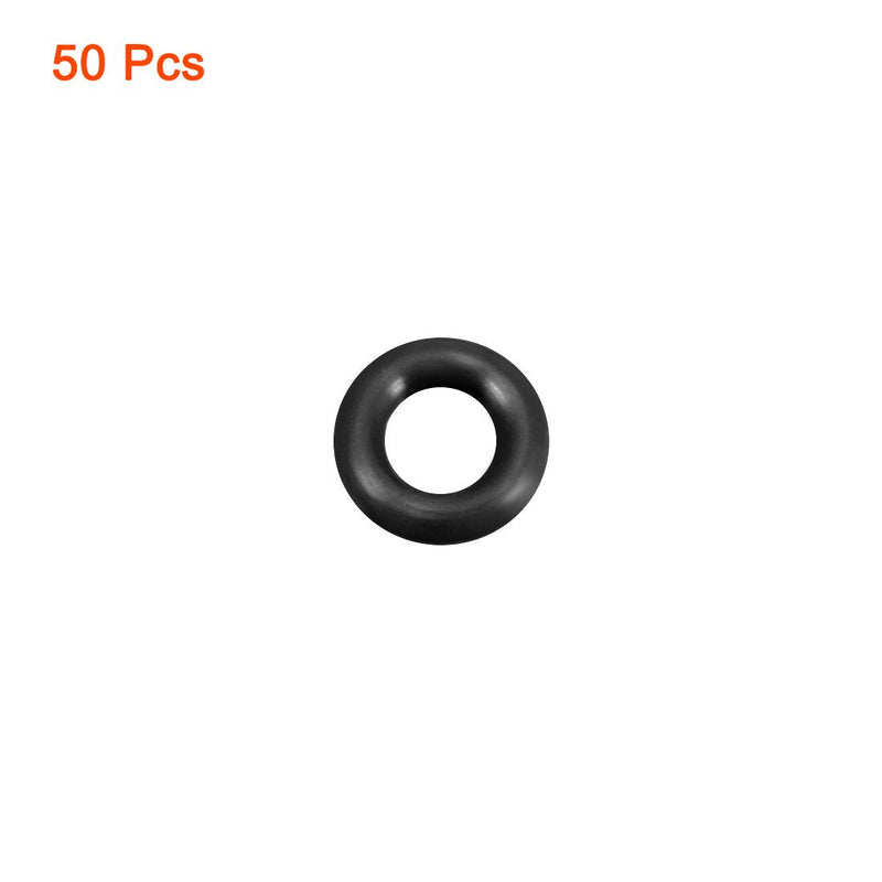  [AUSTRALIA] - uxcell Nitrile Rubber O-Rings 5mm OD 2mm ID 1.5mm Width, Metric Sealing Gasket, Pack of 50 2mmx5mmx1.5mm