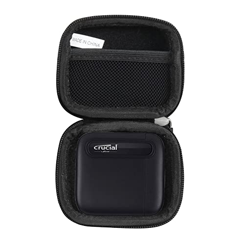 [AUSTRALIA] - Hermitshell Hard Travel Case for Crucial X6 500GB / 1TB / 2TB / 4TB Portable SSD External Solid State Drive