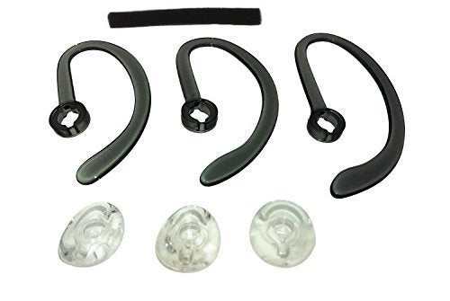  [AUSTRALIA] - AvimaBasics CS540 Ear Tips | Replacement Earbuds Ear Buds Headset Parts Spare Kit Ear Loops Compatible with Plantronics CS540 WH500 W440 Savi W740 - Includes: 3 Earloops, 3 Eartips & Foam Tube 1 Pack