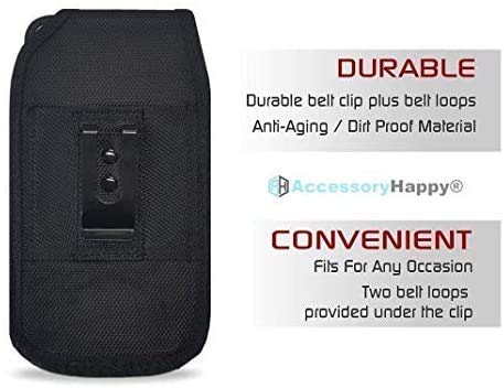  [AUSTRALIA] - AH Military Grade Cell Phone Carrier Holster Men Cell Phone Belt Holder, Compatible w/ [iPhone iPhone 12 Mini SE 5 5S 5C Samsung J1 J3 LG K7 K10 & More] fits Waterproof/Defender/Thick Heavy Duty Case Small (5.4 X 3.3 X 0.70 in)