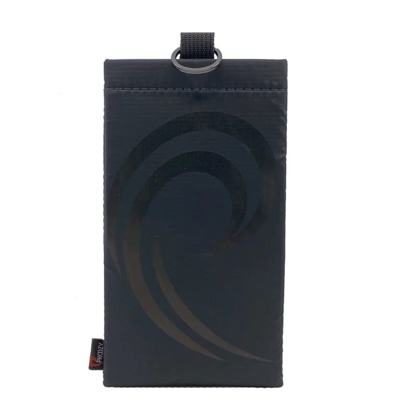  [AUSTRALIA] - PHOOZY Apollo II Thermal Phone Case with Antimicrobial Lining and Keyring - AS SEEN ON Shark Tank - Insulated Cold Weather Case Prevents Freezing, Extends Battery Life, Drop Proof (Blackout - Medium)