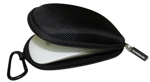 CASEBUDi Tough Travel Carrying Case for Apple Magic Mouse 1 and 2 | Hard Shell Ballistic Nylon (Black) Black - LeoForward Australia