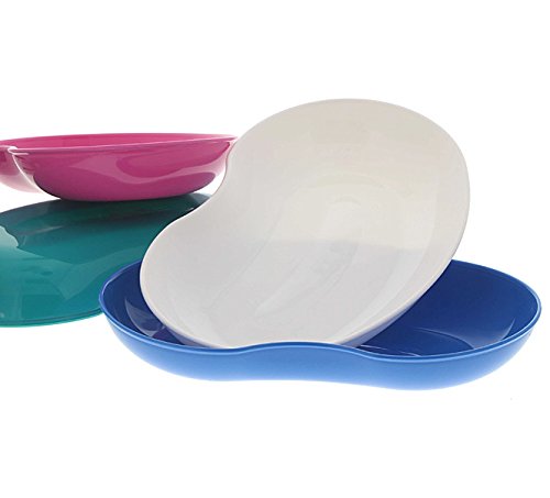  [AUSTRALIA] - Kosmetex kidney bowl made of plastic, food-safe, disinfectable, autoclavable, assorted colors, 4x pink