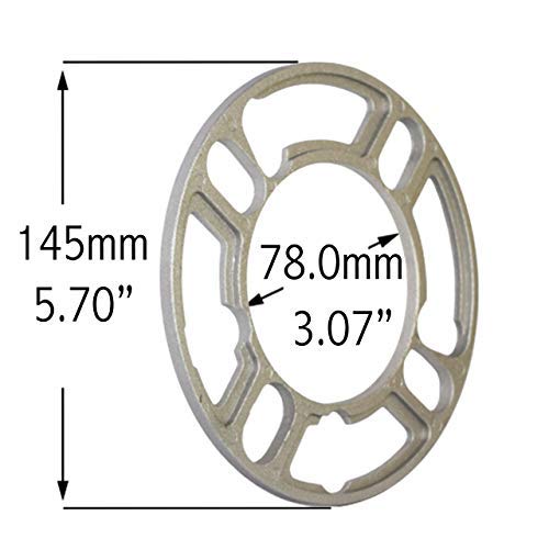 5mm Thickness Wheel Spacers for 100mm (4.25) - 120mm (4.75) Multiple Bolts Pattern, Pack of 2 Alloy Shims Spacer for 4 Lug and 5 Lug Wheels - LeoForward Australia