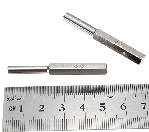  [AUSTRALIA] - GCA Security Screwdriver Bit，Steel Set of 3.8mm & 4.5mm Screwdriver Security Game Bits for Nintendo NES, SNES, N64, GameBoy, and GameCube