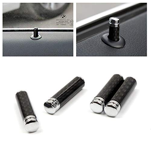 Carbon Fiber Door Lock Pin Stick Cap Bolt Cover for BMW E46 E39 E60 E90 E36 F30 F10 E53 E34 E30 E70 X3 X4 X5 X6 M3 M5 - LeoForward Australia