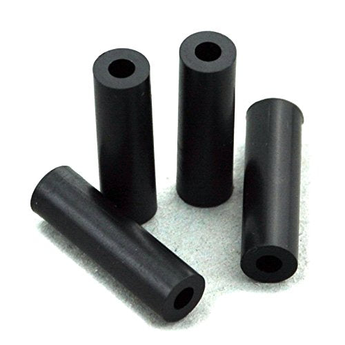  [AUSTRALIA] - Electronics-Salon Black Nylon Round Spacer Assortment Kit, for M3 Screws, Plastic.