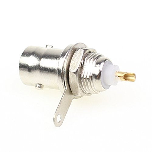  [AUSTRALIA] - BNC Female Nut Bulkhead Panel Connector 20-Pack Solder RF Jack Adapters