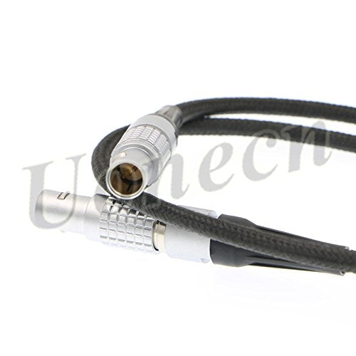  [AUSTRALIA] - Uonecn Power Cable for Teradek Bond for ARRI Alexa Camera 2 pin Male to Male Flexible Soft Cord 60cm