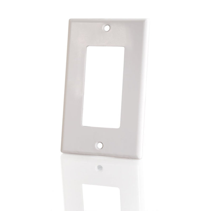 C2G 40478 TruLink Infrared (IR) Remote Control Dual Band Wall Plate Receiver, TAA Compliant, White IR Repeater - LeoForward Australia