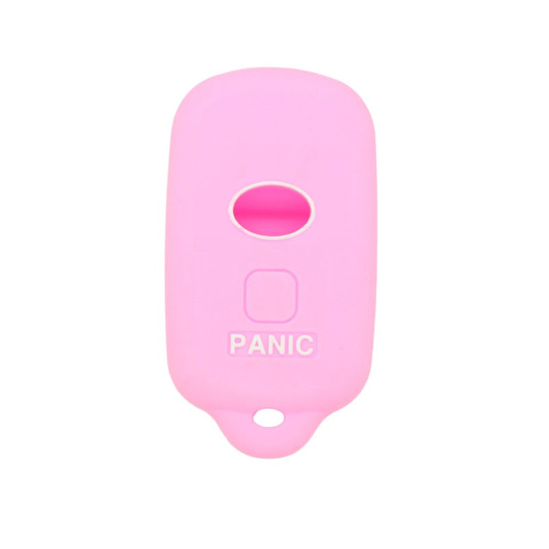  [AUSTRALIA] - SEGADEN Silicone Cover Protector Case Skin Jacket fit for TOYOTA 3+1 Button Remote Key Fob CV2410 Pink