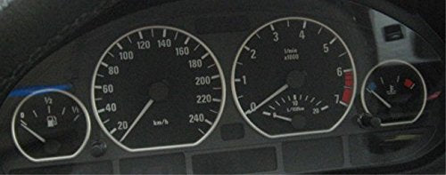  [AUSTRALIA] - OriginalEuro Euro Chrome Gauge Dash Dial Rings Bezel Trim Speedometer AC M-Tech for BMW E46 M M3
