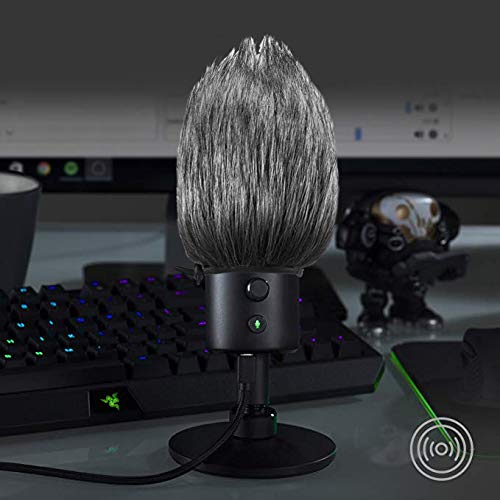  [AUSTRALIA] - Razer Seiren X Furry Windscreen Muff, Mic Pop Filter/Wind Cover Shield for Razer Seiren X Microphone by YOUSHARES