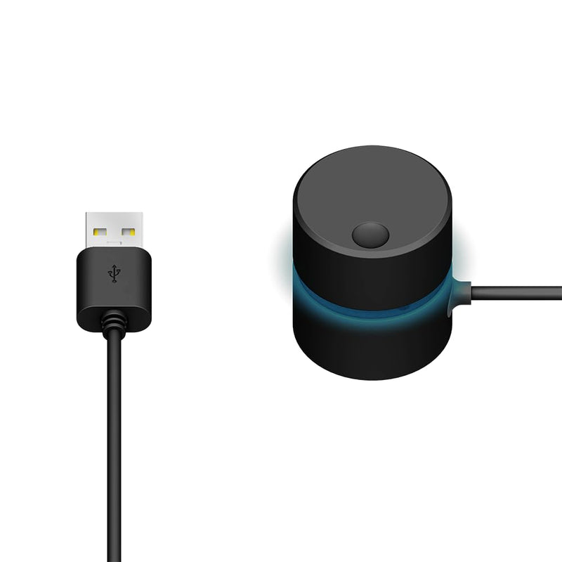  [AUSTRALIA] - DKE USB PC Volume Control Knob Computer External Volume Remote Button Speaker Audio Multimedia Volume Control Adjuster with One Key Mute Function Support Win7/8/10/XP/Mac/Vista/Android/iOS