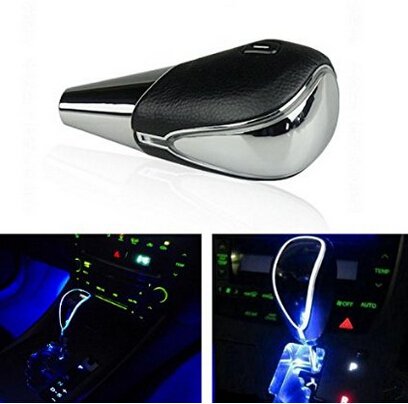  [AUSTRALIA] - XYZCTEM Universal 110mm Touch Activated Ultra Blue LED Light Illuminated Shift Knob,Fits for Most Cars with Button-Less Operated Shifter-Make Sure Fits Your Car Before Place Order