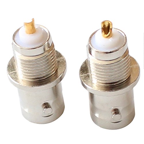  [AUSTRALIA] - BNC Female Nut Bulkhead Panel Connector 20-Pack Solder RF Jack Adapters